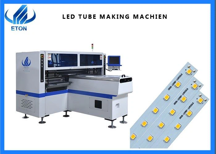 34 Heads With LED Tube Smd Mounting Pick And Place Machine