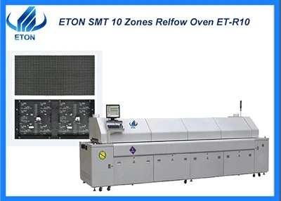 Máy lò nướng Reflow với 10 vùng sưởi ấm